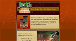 Desktop Screenshot of jacksgourmetseasoning.com